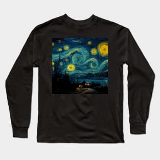 Illustrations inspired by Vincent van Gogh Long Sleeve T-Shirt